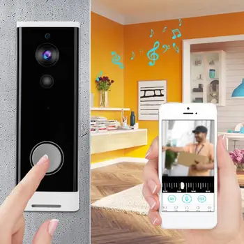 

smart doorbell 1080P HD Wireless WIFI Doorbell Security Smart Video Doorbell IR-CUT Intercom 90-260V smart door bell