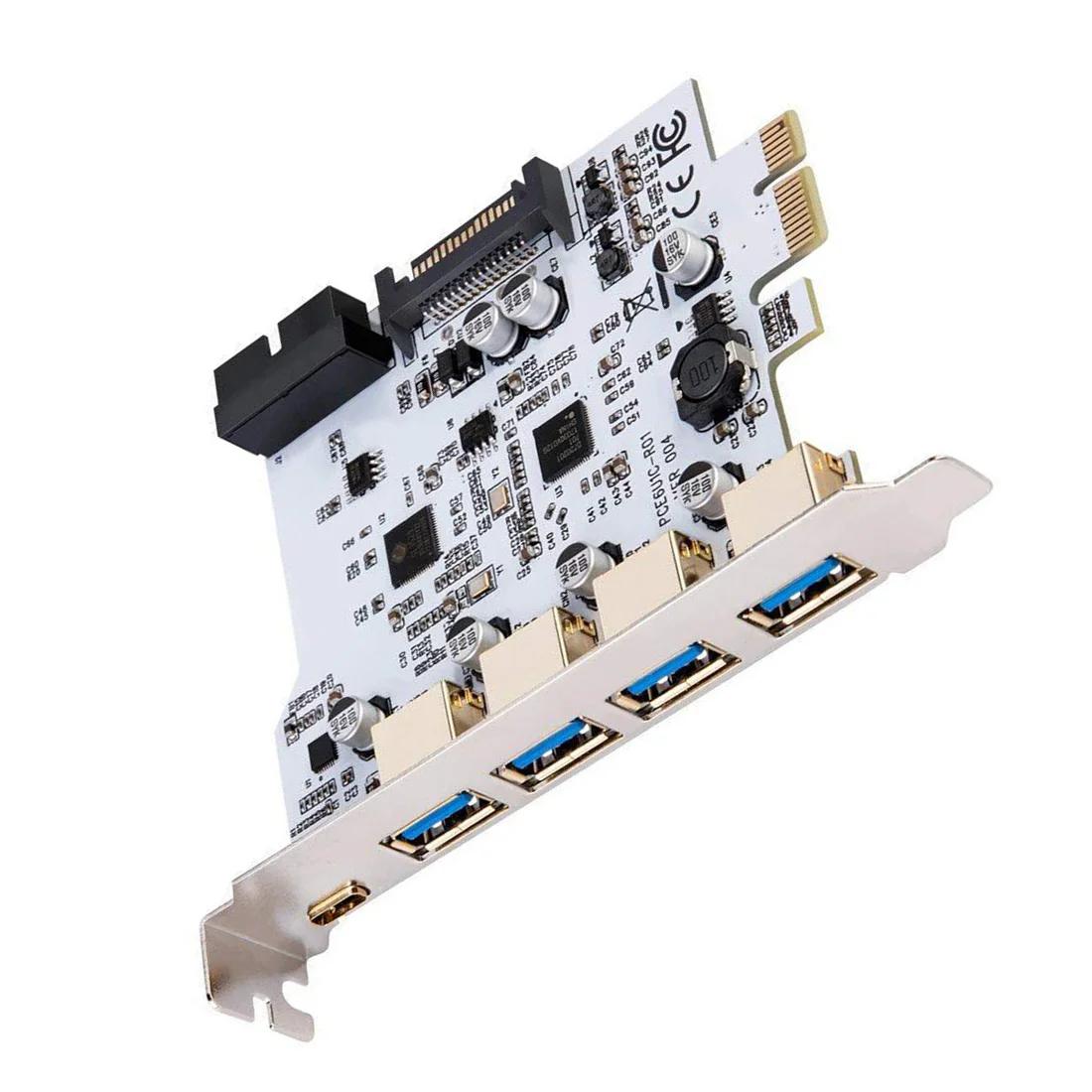 4-портовый USB 3,0 Тип-C спереди переходная карта 19PIN карты расширения Dual Core Позолоченный разъем для WINXP WIN7 WIN8 WIN10, LINUX