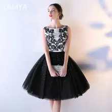 LAMYA бальное платье с кристаллами, вечерние платья, винтажное кружевное платье с корсетом для выпускного вечера, женское платье, большие размеры, vestido de festa