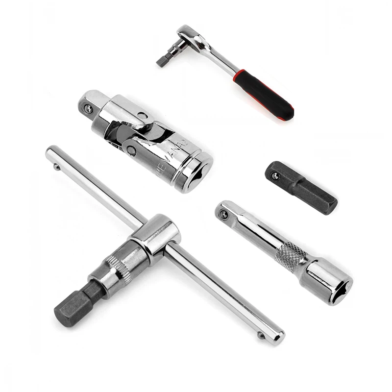 £16.93 46pcs Socket Set Ratchet Screwdriver Torque Wrench Combination Household Tool