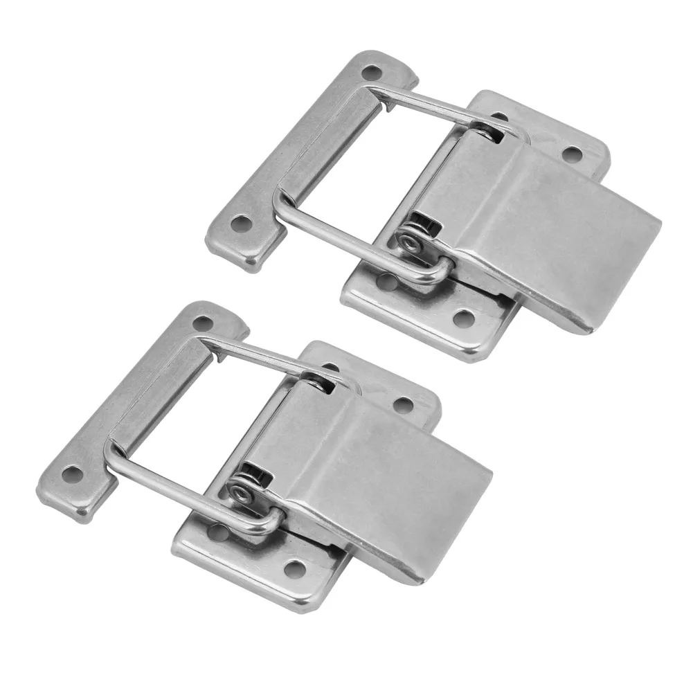 Hardware Cabinet Box Case Spring Loaded Latch Catch Toggle Hasp