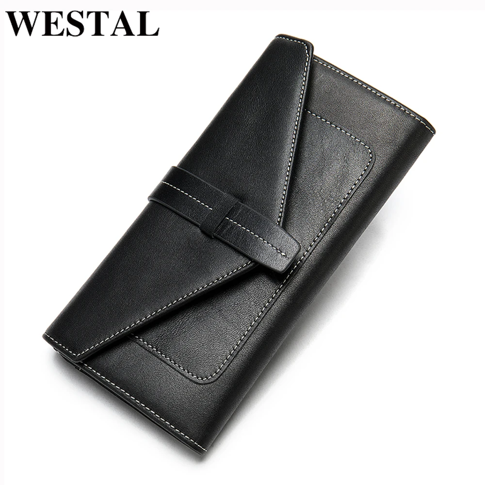 WESTAL кошелек женский из натуральной кожи кошелек/кошельки клатч женские кошельки