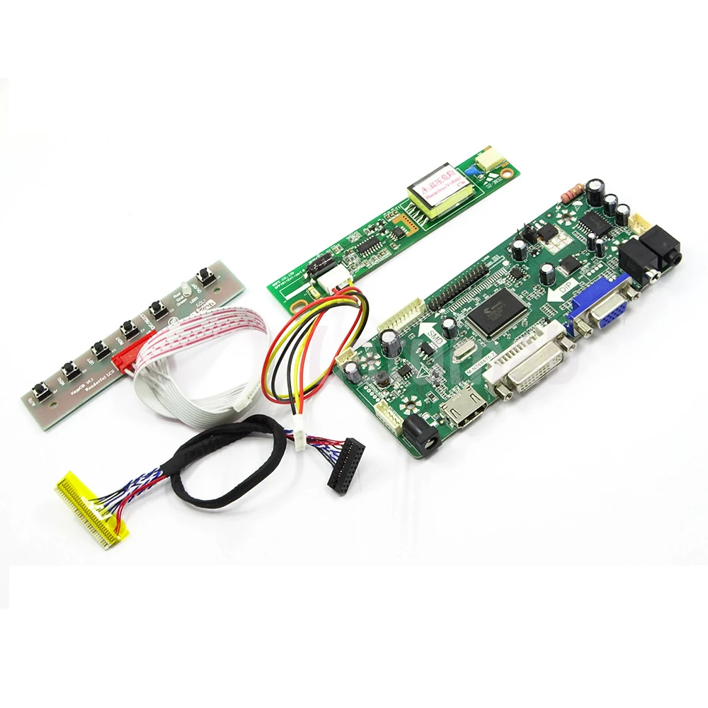 Latumab Controller Board for LQ164D1LD4A LVDS 16.4 LCD Display 1600×900 Matrix HDMI+DVI+VGA Driver Board (6)
