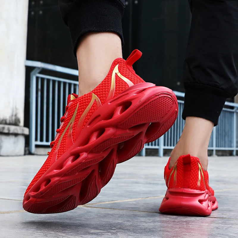 Мужские кроссовки Flyknit; Уличная Повседневная Спортивная обувь для бега; удобные дышащие модные кроссовки для тренировок; Прямая поставка; AODLEE