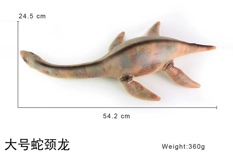 Модель Мягкий силконе модель динозавра большого размера Mosasaurs скользящий зуб Дракон Плезиозавр Deng S Ichthyosaurs океаны модель животного
