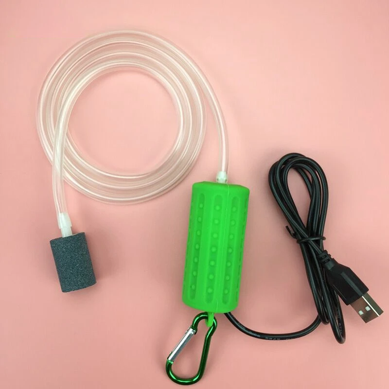 Usb мини аэрационный насос воздушный насос аэратор для аквариума Ультра тихий мини-аквариум для рыбной ловли кислородный насос-черный