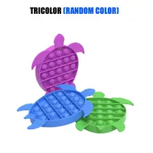 

Tortoise Push Bubble Sensory Toy Desktop Squeeze Antistress Decompression Toys Cute Turtle Relieve Stress Fidget Toys for Kids