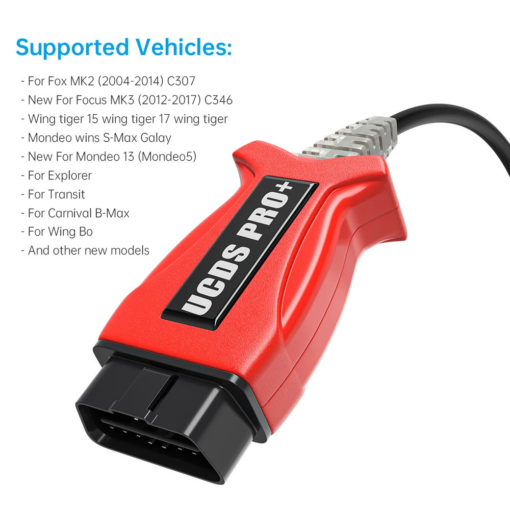 OBD2 автомобильные аксессуары диагностический инструмент UCDS Pro+ UCDSYS с UCDS v1.26008 полное лицензионное программное обеспечение с 35 жетонами