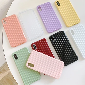 

Seven color mobile phone case for iPhone 6 7 8 for iPhone XS MAX X XR simple silicone case back cover
