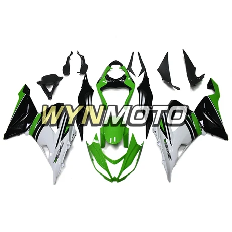 Белый зеленый черный обтекатель для мотоцикла для Kawasaki ZX 6R 2013- ZX6R 13, 14, 15, 16, 17, впрыскивание, АБС-пластик мотоцикл передка