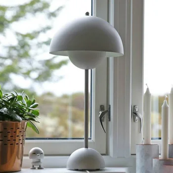 

Modern Designer Flowerpot Table Lamp for Living Room Bedroom Study Bedside Semicircle Lamp Home Decor Indoor Lighting Fixture