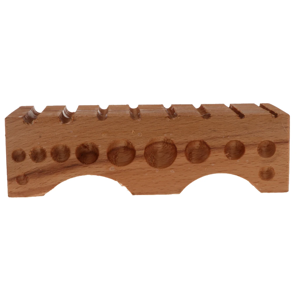 Деревянный Dapping Блок полости куполообразующий инструмент ювелирных изделий дизайн формы