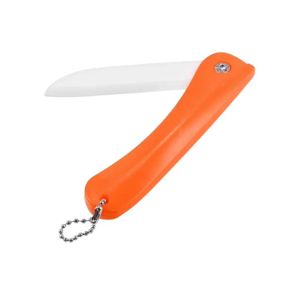 5 Colors Folding Ceramic Knife Gift Knife Pocket Ceramic Folding Knives Kitchen Vegetable Fruit Paring Knife With ABS Handle