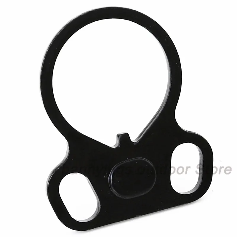 

Totrait Tactical Hunting AR-15 AR15 M4 End Plate Sling Adapter Right/Left Dual Loop Ambidextrous One Single Point Sling Mount HT