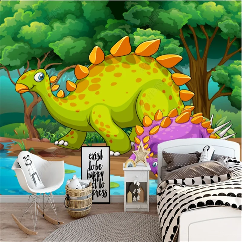 Frete grátis papel de parede personalizado 3d 2015 novo jogo de tv mural de  parede dinossauro 3 d decoração de casa - AliExpress