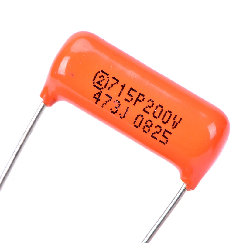 200V Sprague красные капли гитарные бас тон конденсаторы 0,047 мкФ пленка фольга 1 шт