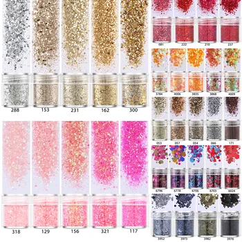 

5Box/set Nail Art Tools Nail Glitter Decoration Glitter Powder Ultra-fine Glitter Powder Mixed Sequin Set for Sale Rhinestones