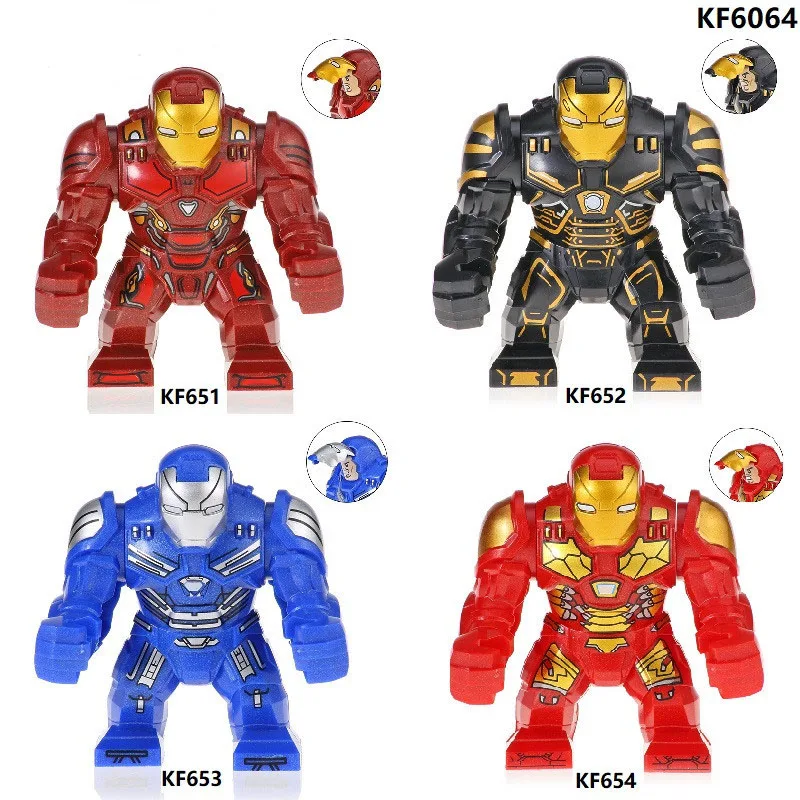 

Super Heroes Learning Avengers Infinity War Mark 36 44 Patrot Iron Man Figures Collection Building Blocks Toys Children KF6064