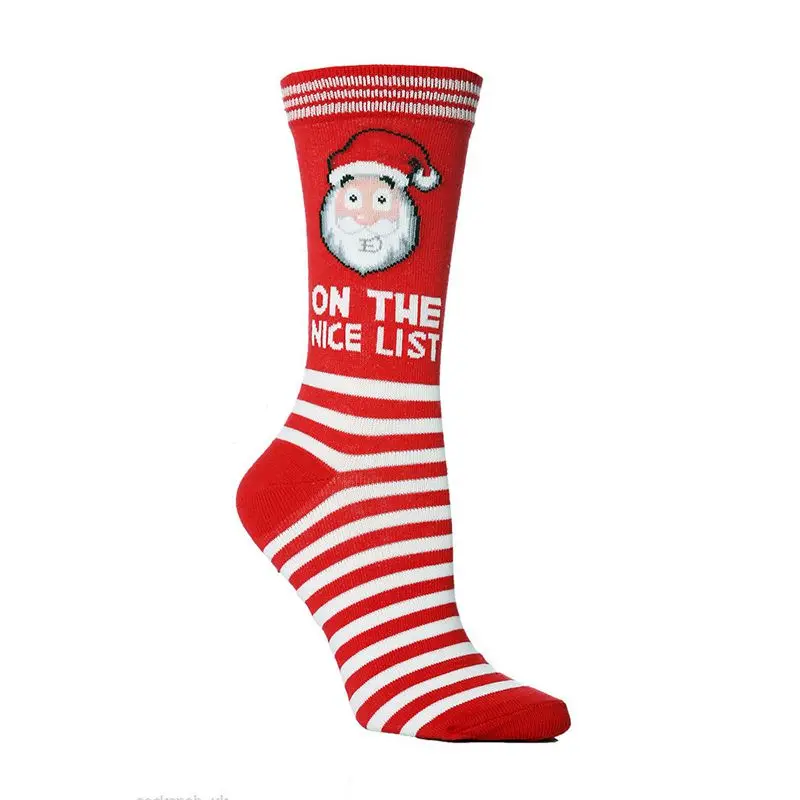 women hot Christmas socks printing pattern men and women socks personality in sockings Halloween socks