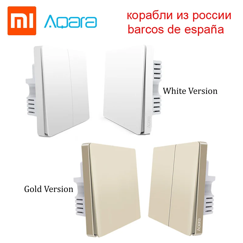  Xiaomi Aqara Wall Switch Smart ZigBee Light Wall Switch Zero Line Fire Wire Remote Control Wireless - 33008581538