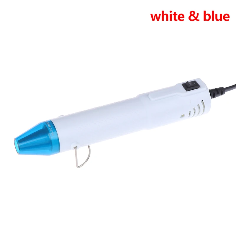 white blue EU Plug Промышленный Фен 220 в ЕС ручной нагревательный элемент для фиксации электропитания - Цвет: white blue EU Plug