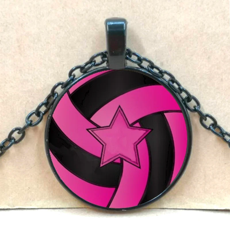 Новое ожерелье для волейбола футбола баскетбола тенниса со стеклянной пряжкой с