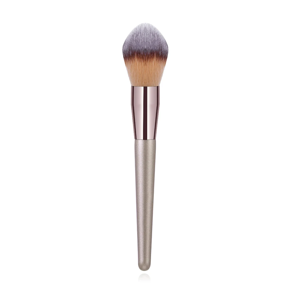 Flame Brush Роскошный набор кистей для макияжа цвета шампанского, основа для консилера, косметические кисти для пудры, румян, теней для век, губ, кисть для смешивания кабуки, инструмент для красоты - Handle Color: Flame Brush