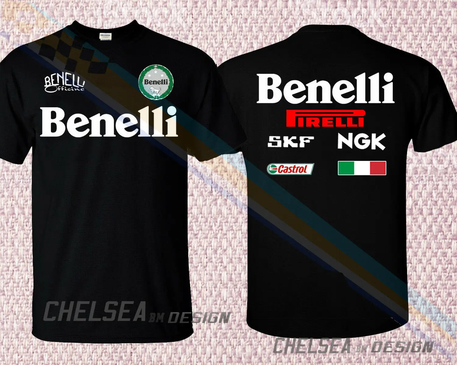 Ограниченное издание Benelli Skf Castrol Ngk Sbk Team футболка Wsb Harajuku уличная мужская рубашка