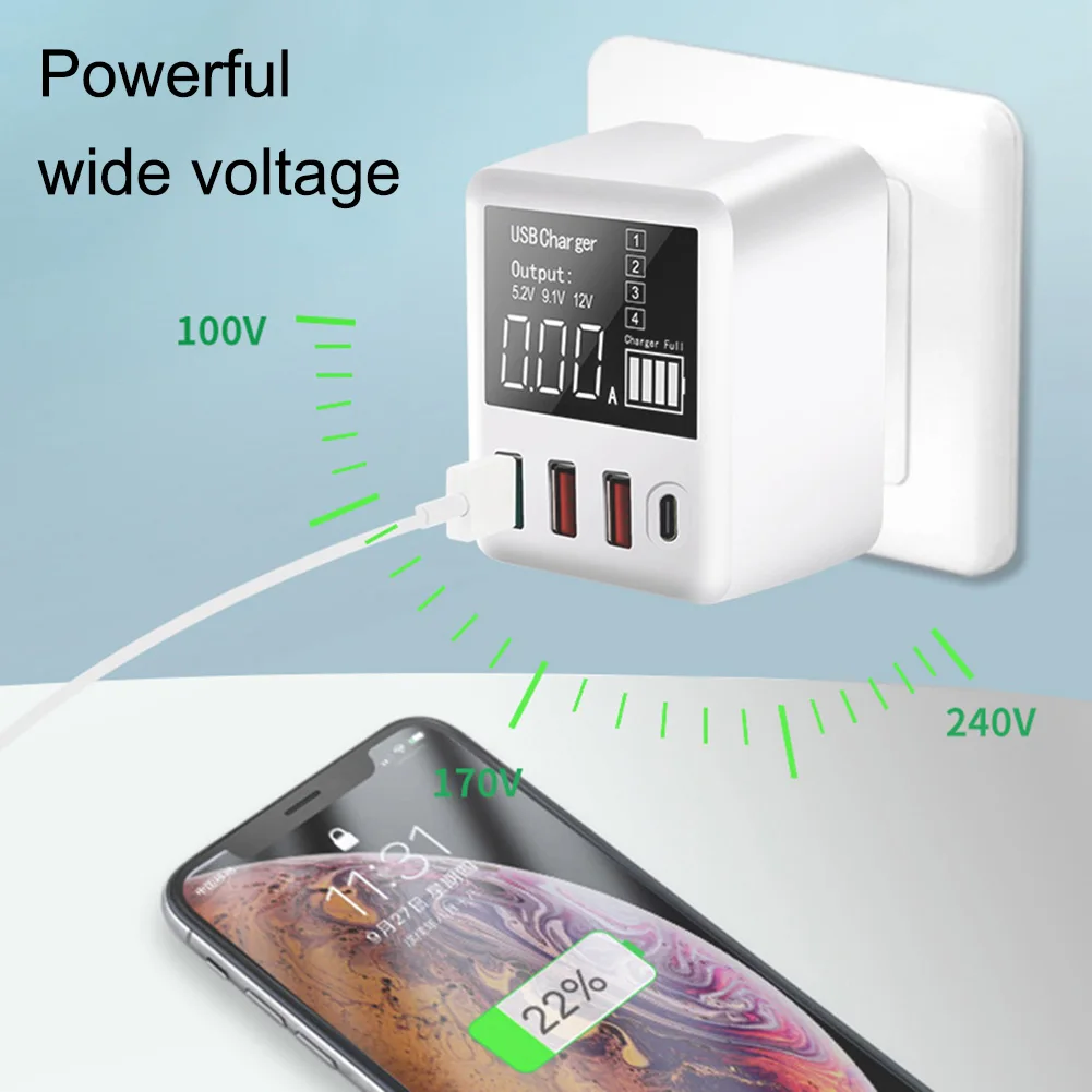Портативный мини usb type C зарядное устройство 30 Вт Быстрая зарядка QC4.0 QC3.0 зарядное устройство для телефона USB зарядное устройство для iPhone X samsung адаптер