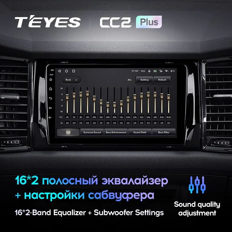 TEYES CC2L и CC2 Plus Штатная магнитола For Шкода Кодиак Skoda Kodiaq 2016 2020 Android до 8 ЯДЕР 6 + 128ГБ