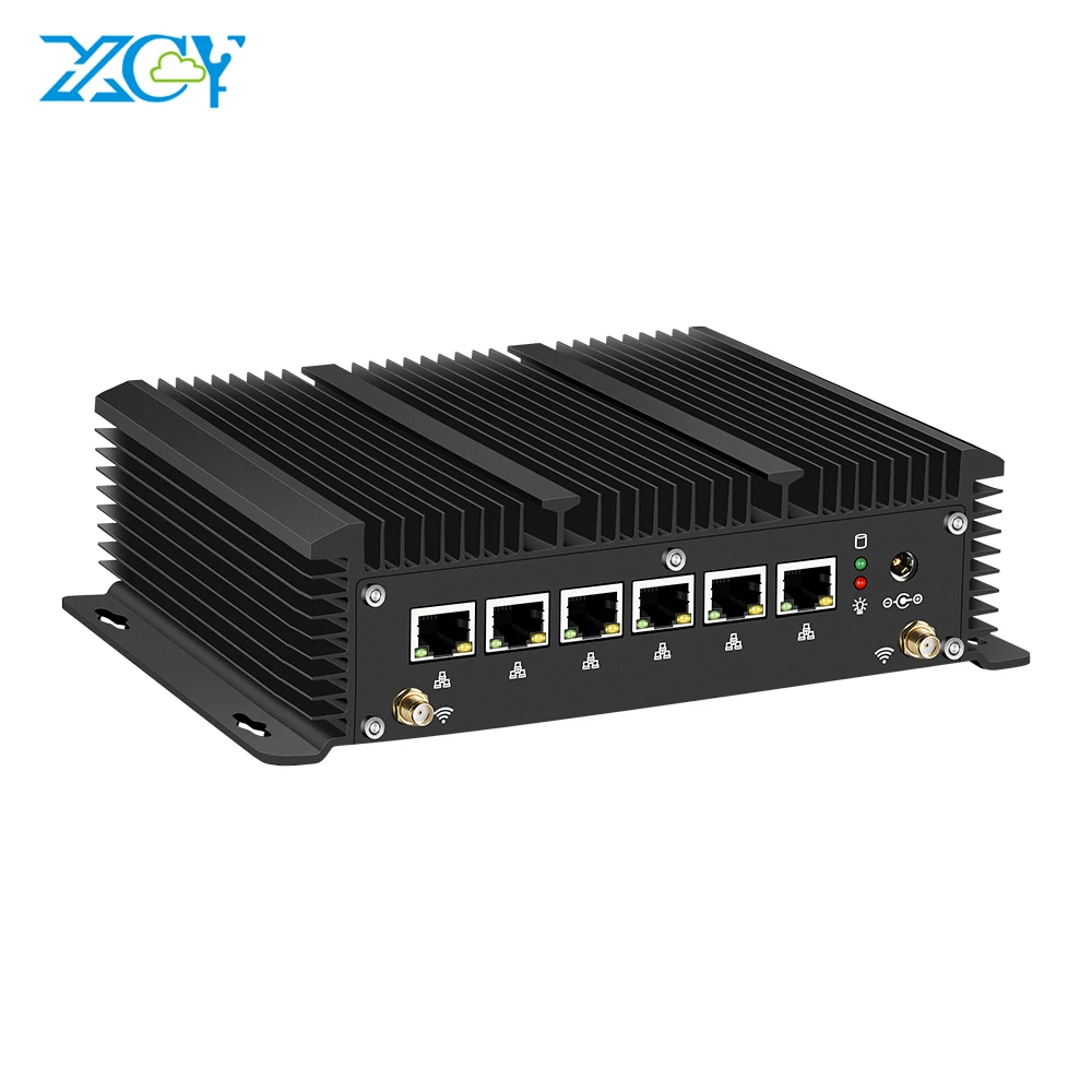 

6*LAN 2*COM Mini PC Router Pfsense Windows 10 Core i5 7200U 4200U i3 7100U Celeron 2955U HDMI AES Industrial Computer