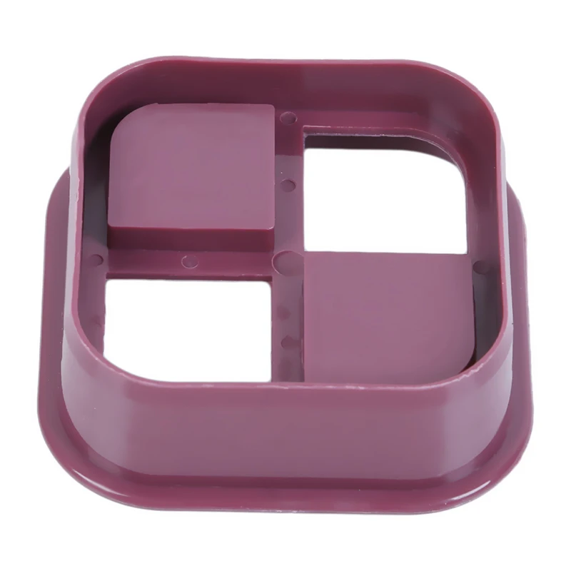 Yellow+ Wine Red 4 Piece Set Of Plastic Danish Cookie Cutters Kitchen Baking Tool Cake Mould