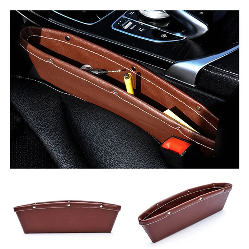 Car-Styling Car Seat Gap Pocket Holder Storage Pouch Phone Purse Coins Key Car Seat Organizer Car Accessries