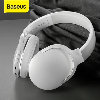 

Baseus Wireless Headphones Bluetooth Headset Foldable Stereo Headphone Gaming Earphones With Microphone For PC Mobile Phone Mp3