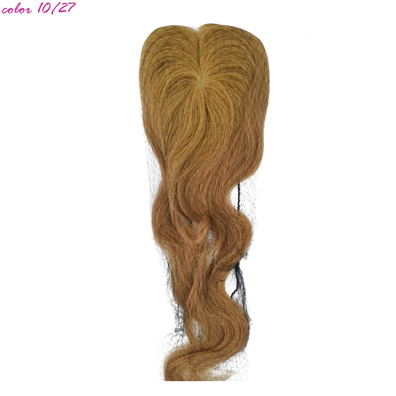 1 шт шелковая основа remy волосы закрытие прямые("* 4") Remy человеческие волосы 1"-20" продукты кружева закрытие волос гладкие - Парик Цвет: 20inch  10T27 Color