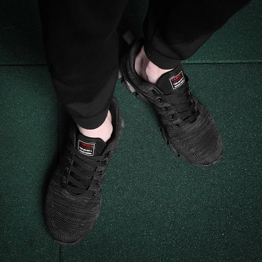 Модные мужские дышащие сетчатые Нескользящие кроссовки LLightweight Кроссовки Новое поступление 20190812