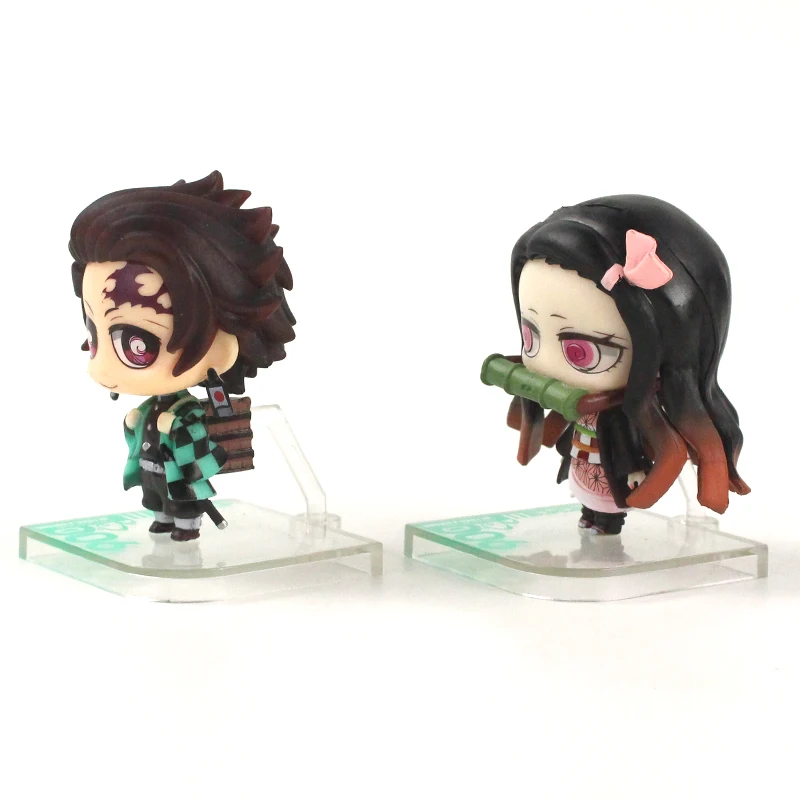 Boneco Demon Slayer Kimetsu No Yaiba Miniatura 5cm C\suporte