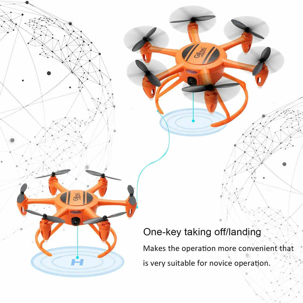 T907W Мини wifi FPV Вертолет RC Квадрокоптер удерживающий высоту игрушки Дрон HD камера Безголовый режим 4 канала Led ABS селфи 6 оси