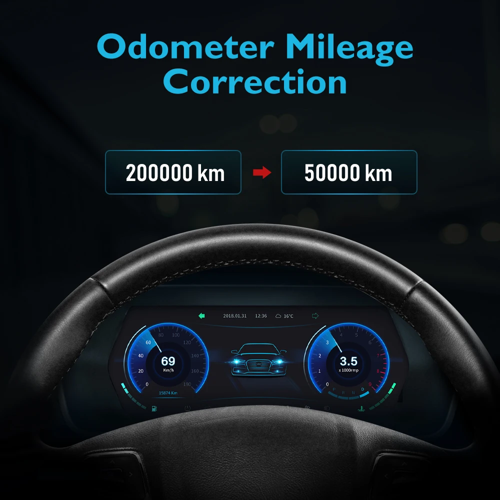 US $369.00 Odometer Correction Professional Tool OBDPROG M500 OBD2 Scanner Oil Reset Service Mileage Adjustment Car Diagnostic Scanner