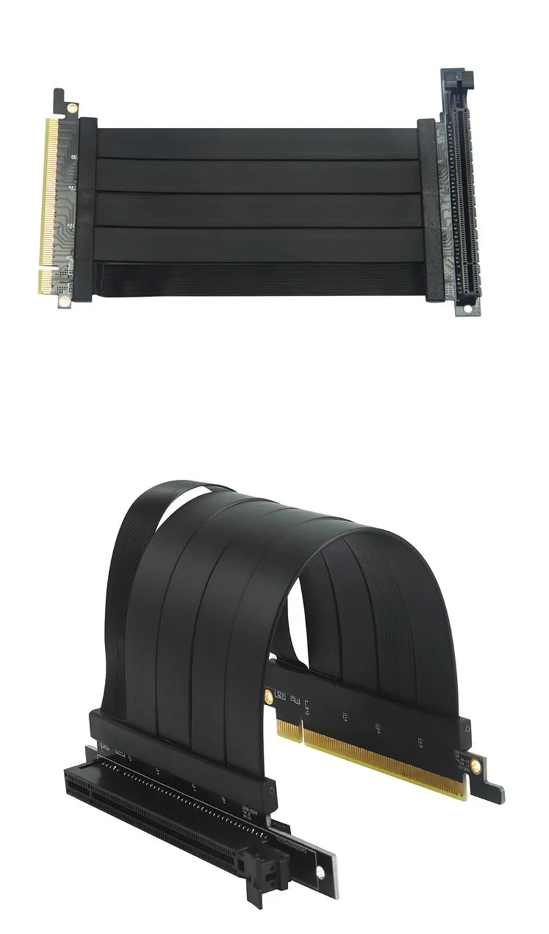 Видеокарта GPU Удлинительный кабель PCI-E X16 до 3,0X16 Штекерный к женскому Экспресс-удлинитель лента 128G/Bps
