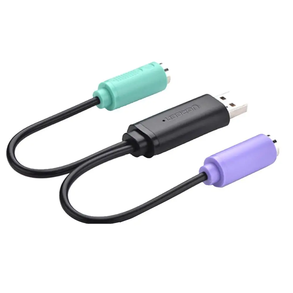 Usb к Ps2 Кабель-адаптер одна минута два поддержка Kvm сканер клавиатура с чипом