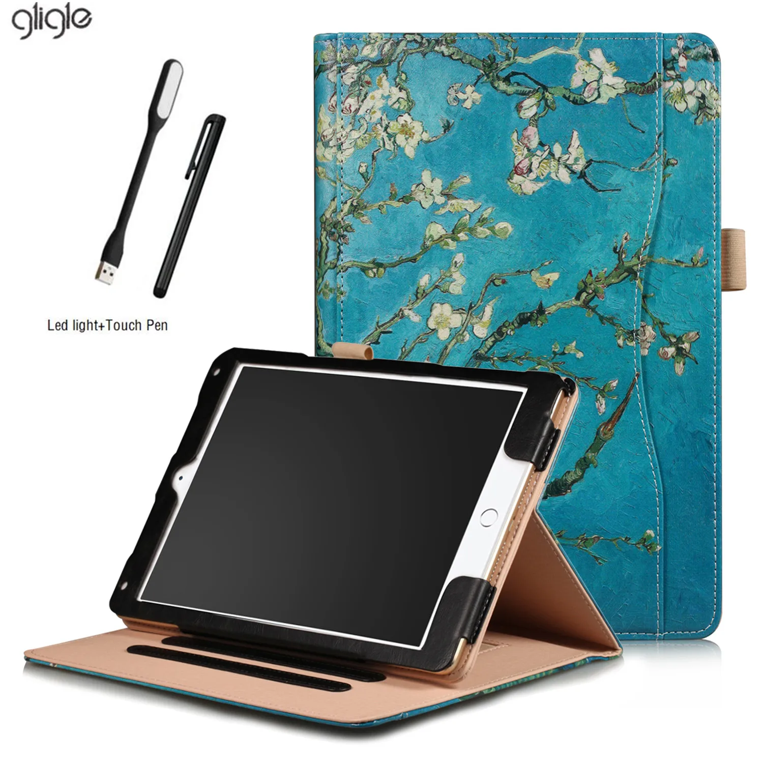 Кожаный чехол-подставка для iPad Air/Air 2/iPad 9 7 2017/iPad 2018 | Компьютеры и офис