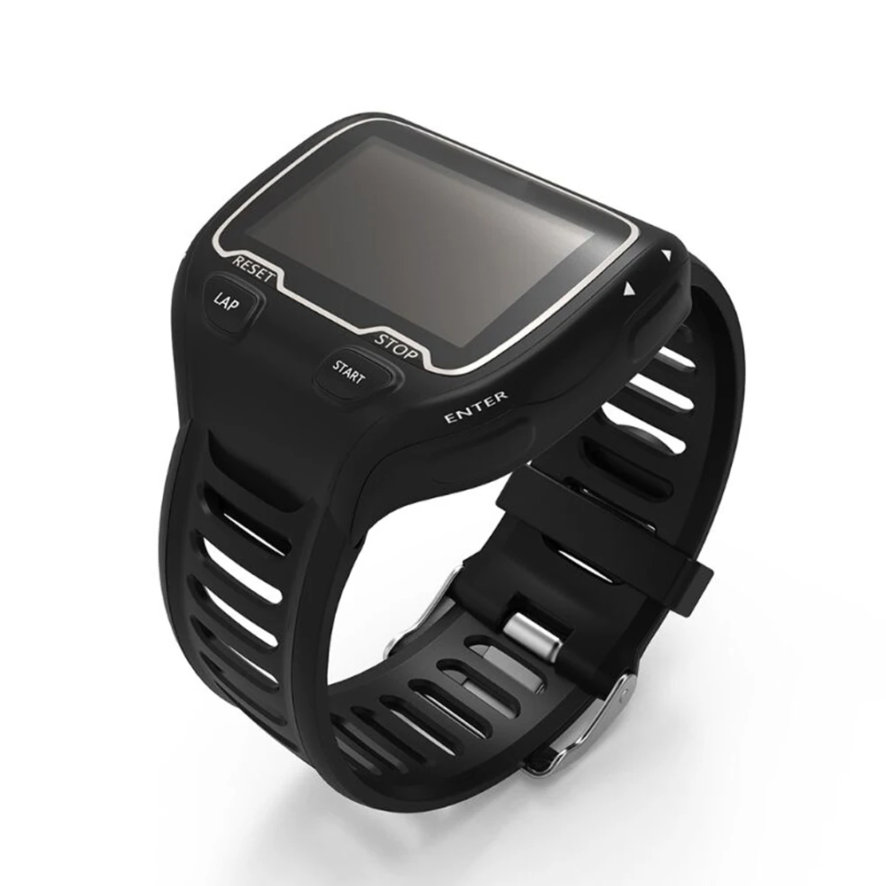Ремешок для Garmin 910XT SmartWatch для 910XT мягкий силиконовый спортивный сменный Браслет из нержавеющей стали с пряжкой