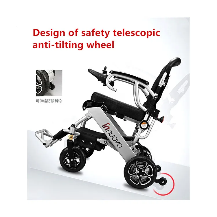 competitive price lightweight model folding outside power Elderly electric wheelchair