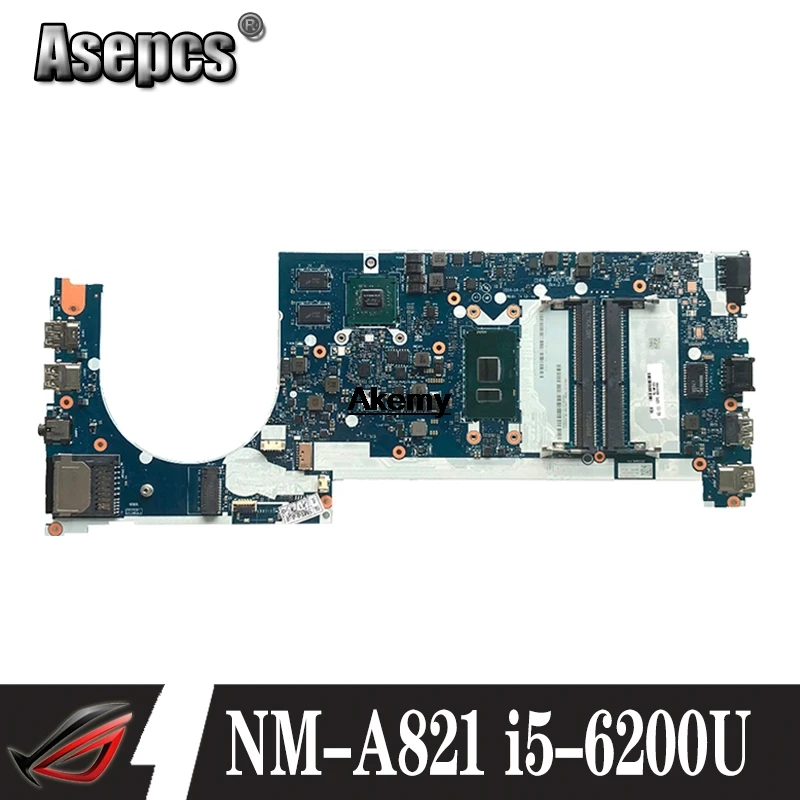 

CE470 NM-A821 for Lenovo Thinkpad E470 E470C notebook motherboard 01EN265 CPU i5 7200U GT920M 2G 100% test work