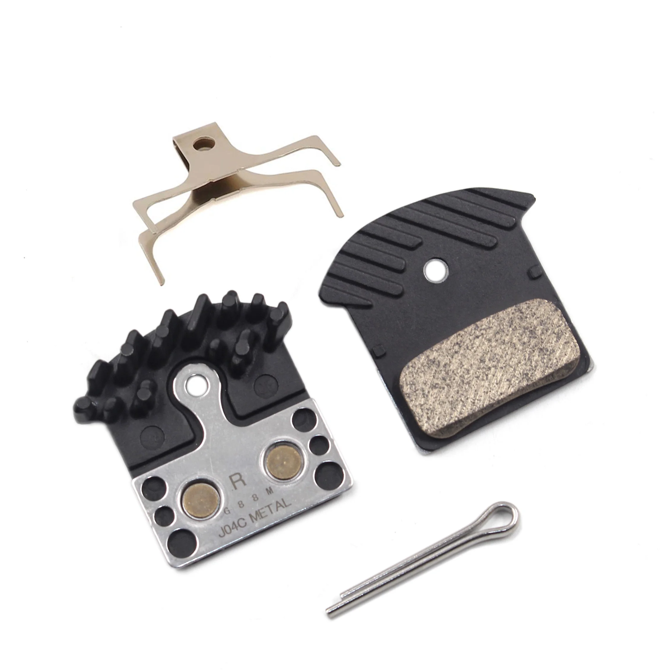 Shimano J04C XTR BR-M9000 Metal Disc Brake Pads w//Fins Ice Tech