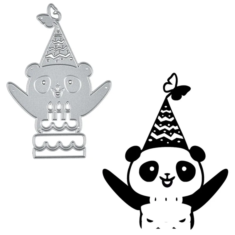 

Naifumodo Panda Animal Dies Metal Cutting Dies New 2019 for Card Making Scrapbooking Die Embossing Cuts Stencil Craft Dies