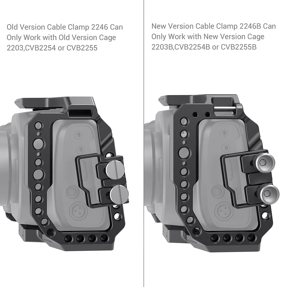  SmallRig HDMI & USB-C Cable Clamp for BMPCC 4K / 6K For Smallrig BMPCC 4K / 6K Camera Cage 2246