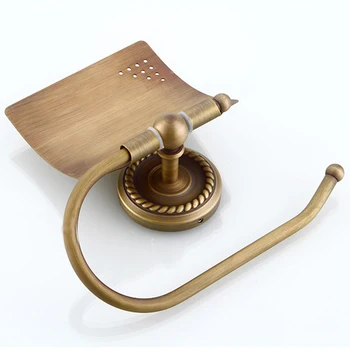 

Antique European Rustic Style Copper Paper Towel Holder Vintage Tissue Box Toilet Paper Holder Bathroom Hardware Accessories #SH