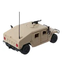 1:18 военная модель из сплава литые игрушки Металлическая Humvee модель Военная коллекционная машинка игрушка